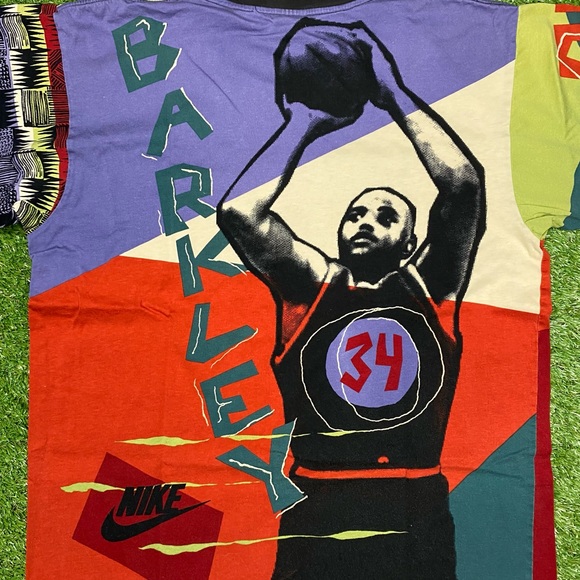 Vintage Rare 90’s single stitched Nike Charles Barkley all over print T-shirt - Picture 4 of 9